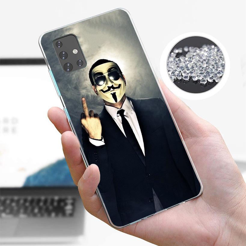 Man Suit Shirt Tie Phone Case For Samsung Galaxy A52 A32 A22 A12 A51 A31 A50S A30S A20S A10S Note 20 Ultra 10 Plus S10 A72 A71 G