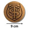 Lot de 10 Dessous de Verres Stade Toulousain Rugby en Liège, Sous verre, 9 cm, Verres, Bière, Cocktails, Cadeau, Apéritif Soirée