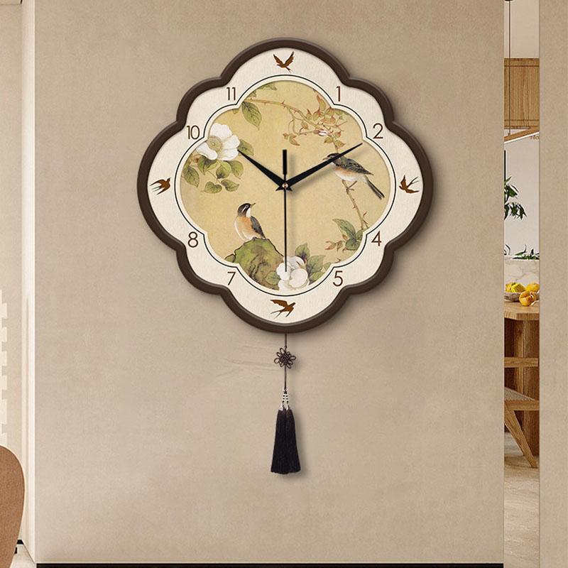 Art Mural Chinese Style Wall Clocks Digital Vintage Aesthetic Wall Clocks Design Restaurant Orologio Da Parete Home Decoration
