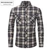 Cozy Up Men's Casual Plaid Flannel Long Sleeve Button Down Shirt