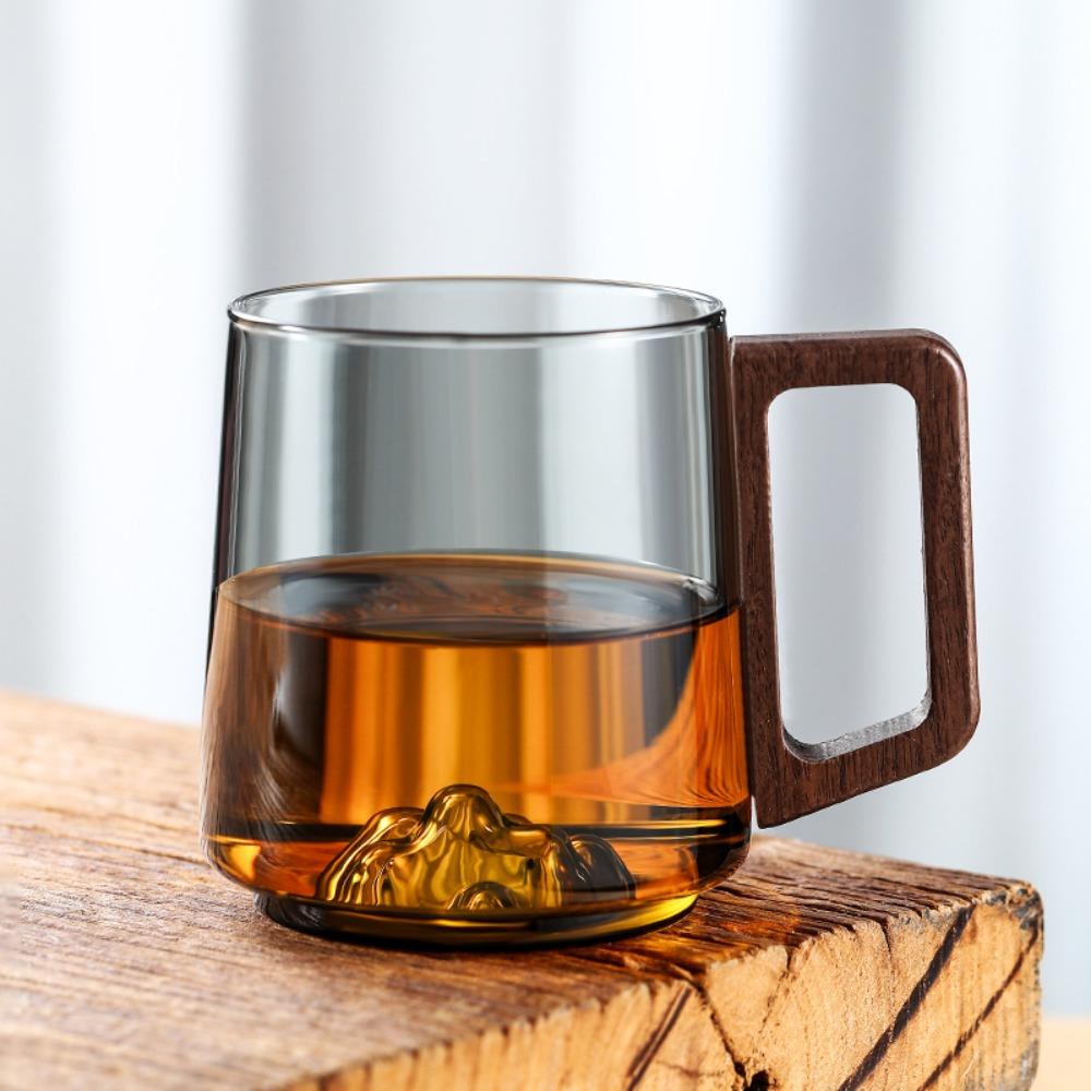 Internal Mountain Protrusion Water Drinking Cup Large Capacity Tea Cup Household Glass Cup  Gift