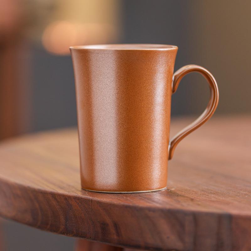 Nordic Ceramic Coffee Cup Latte Latte Flower Afternoon Tea Cup High Value Household Water Cup Mug