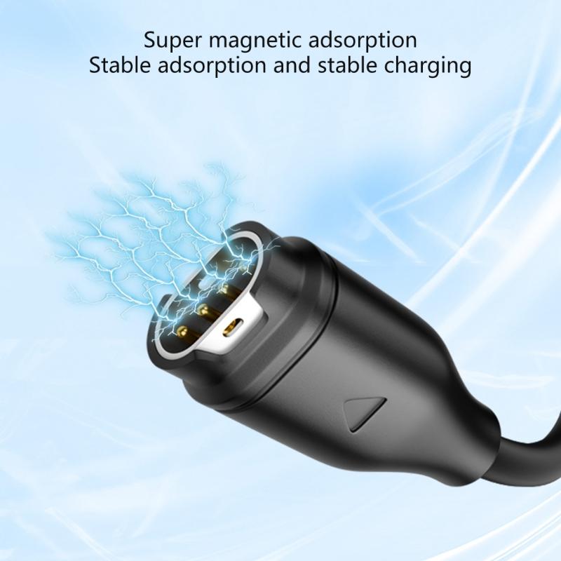 2 in 1 Magnetic USB Charging Cord for 2pin Headphones/for 4pin Smartwatches Rapid Power Delivery Portable