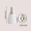 E14 to Gu10 Adapter Bayonet Base Practical Professional Easy Install Lightweight Lamp