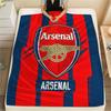 Arsena Team Logo Print FlAannel Blanket, High Quality Comfortable for All Seasons, Home Decor, Warmth and Comfort