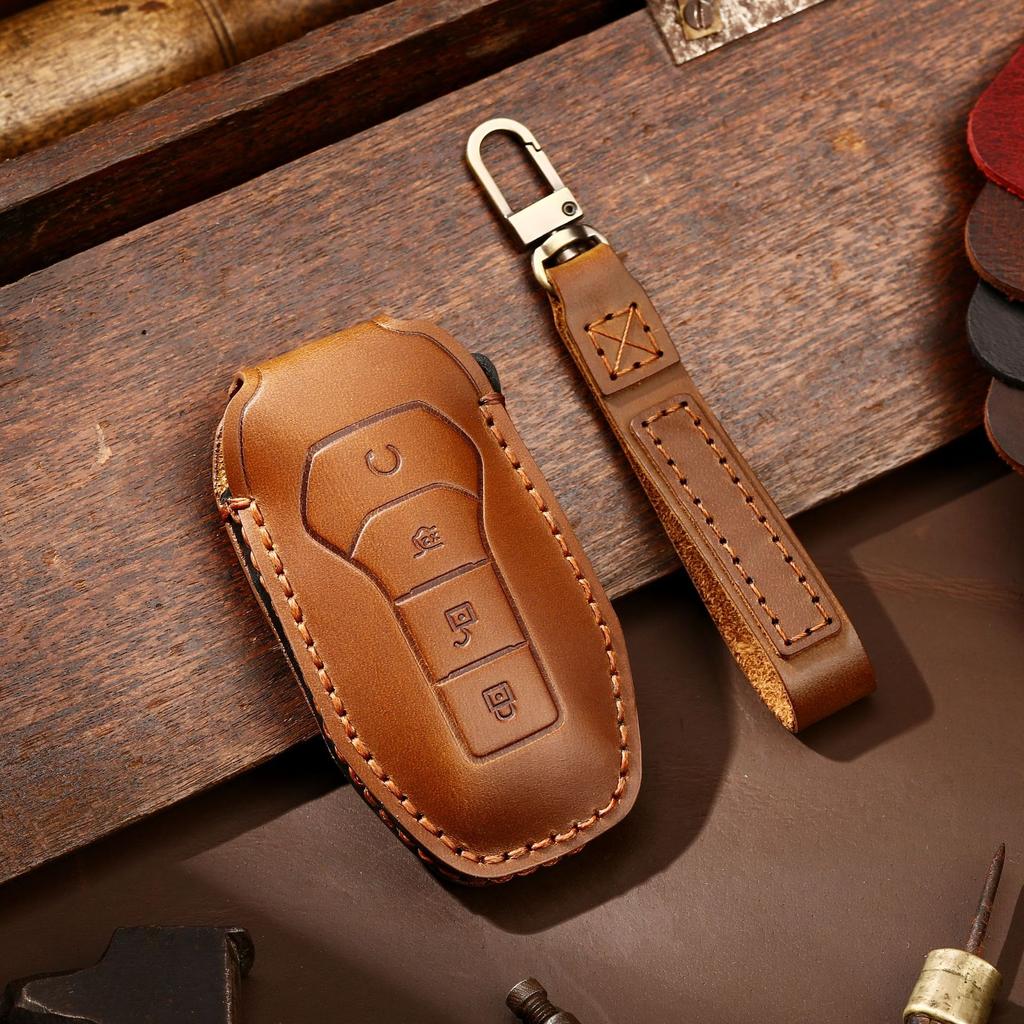 Car Key Bag Is Suitable for BYD Key Set Tang and Song Plusdmi Dolphin Han Car Key Bag Purely Handmade
