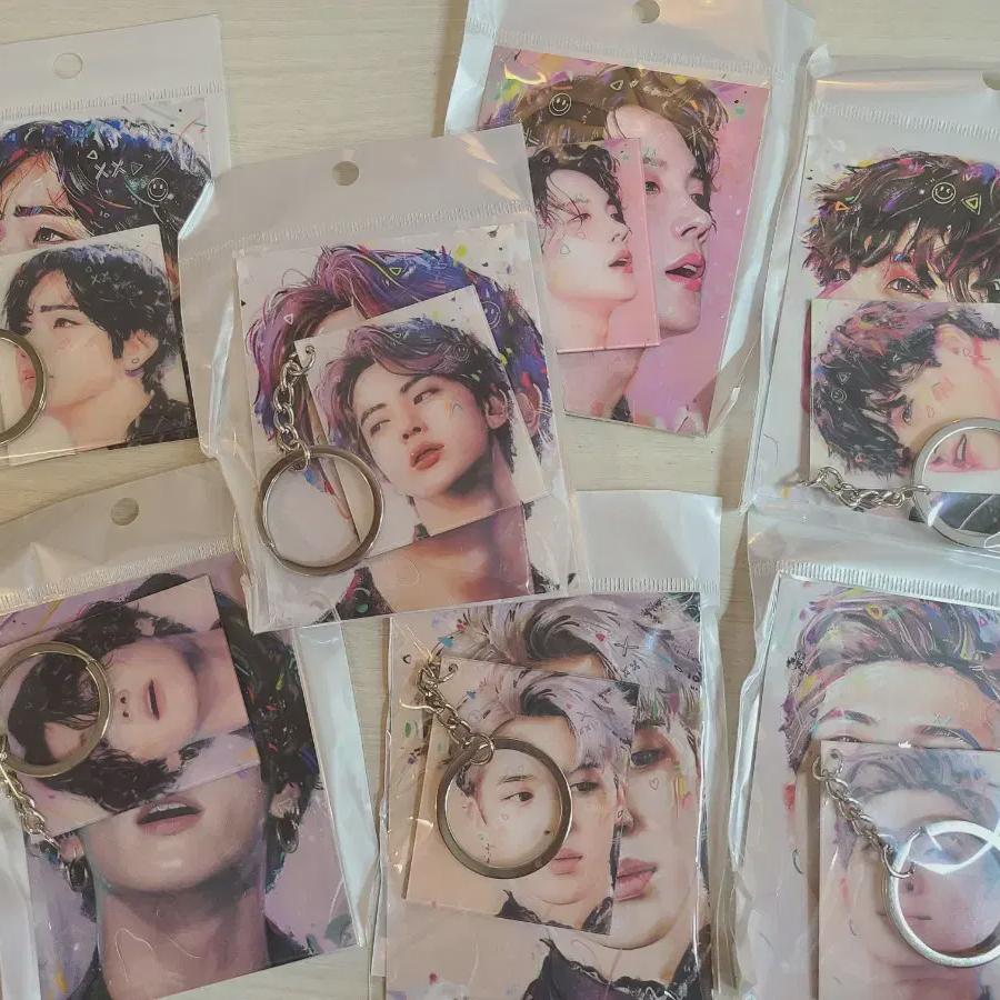 

BTS Набор брелоков