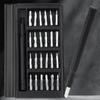 Reusable Screwdriver Sets Portable Mini Tool Kits For Eyeglasses Electronics Repair Hexagonal Flat Head Magnetic Bits With Case