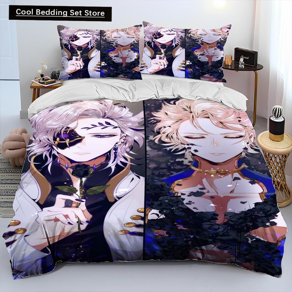 3D Tisk Anime Record of Ragnarok Přikrývka Ložní souprava Povlak na přikrývku Ložní souprava Povlak na přikrývku Povlak na polštář king Queen size Ložní souprava