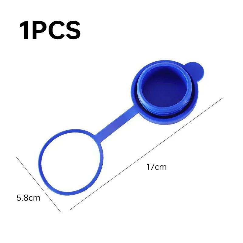 Reusable Silicone Water Bottle Cover Water Jugs Cap Non-Spill Thick Bottle Caps with Inner Plug Durable Drinking Bucket Plug