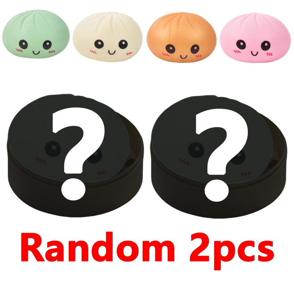 Popular Lifelike Large Dumpling Press Toy With Bamboo Steamer Soft Tpr Dough Ball Decompression Fidget Toy Funny Creative Gift