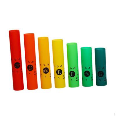 Juego de Tubos de Percusión Instrumento Auditivo Juguetes Habilidades Motoras Finas Sonido Musical para Niños y Niñas