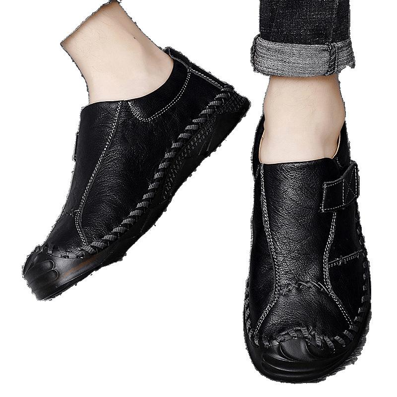 Broken Size Winter Leather Large Size Beef Tendon Sole Shoes Labor Insurance Shoes Soft Sole Doudou Shoes