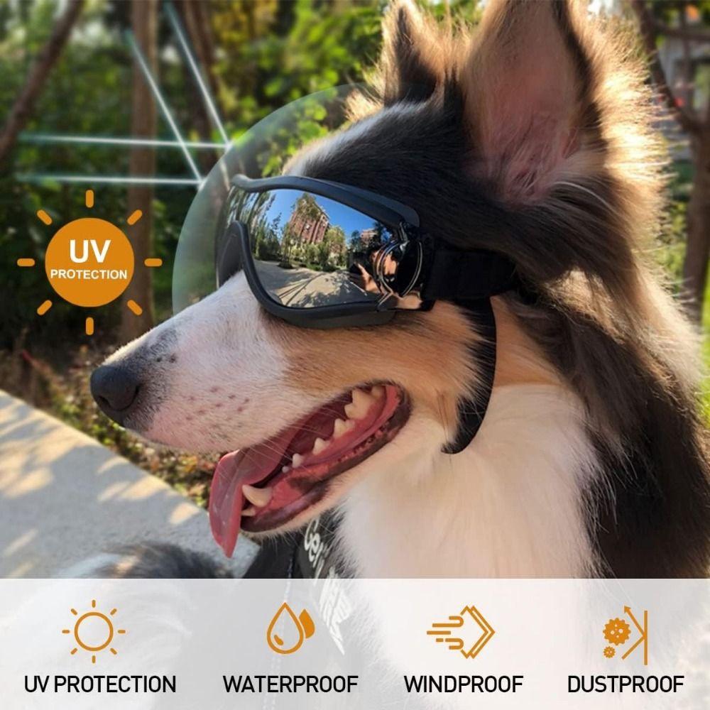 Breathable Dogs Goggles Anti-Fog Pet Glasses Comfortable Dog Eye Wear Protection  Outdoor