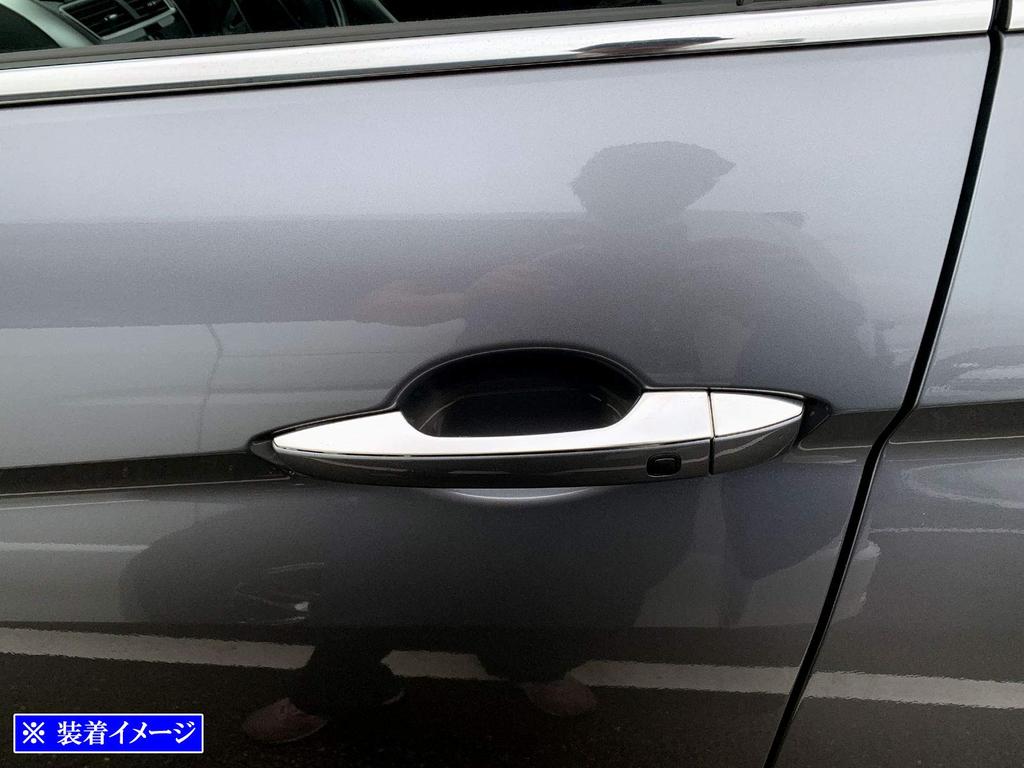 BRIGHTZ Finish Stainless Steel Door Handle Half Cover for Eclipse Cross Ultra-Mirror Covers, Type, GK1W/GK9W [DHC-NOBU-357] (GK1/K1 1, GK9/K9 9)