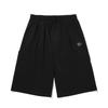 Intercrew Tuck Detail Half-Length Jersey Shorts Black Ita2Rm01Abk