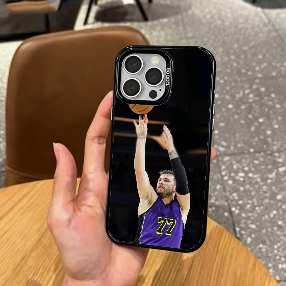 N-Nikola Jokic  Phone Case For iPhone17,16,15,14,13,12,11 Plus,Pro Max Colored Silver Plated Inside Cover