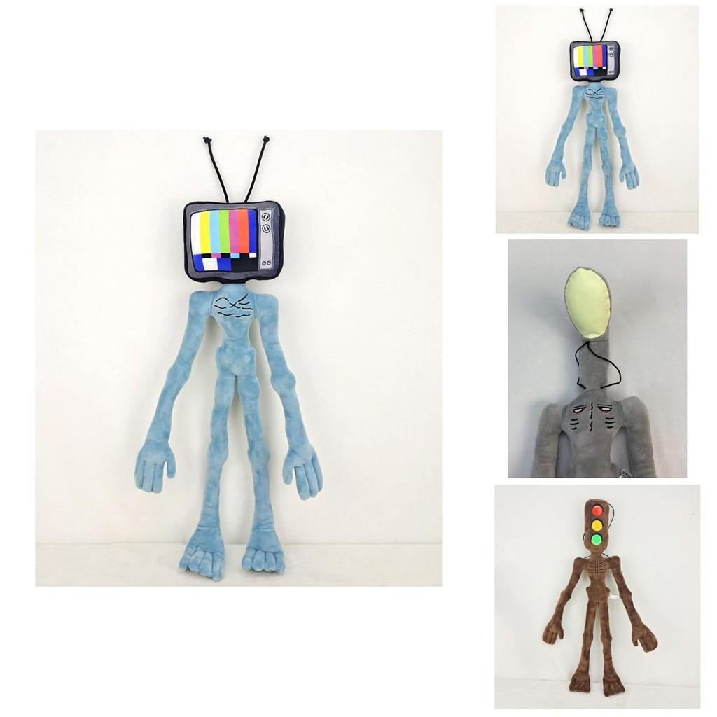 Cuddly 21" Anime Scp Siren Head Plush Toy Bendable Doll For Horror Fans