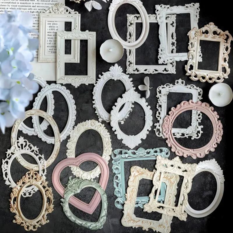 10 Sheets/Set  Hollow Relief Design Cardstock  European Architectural Modeling  Retro Style  DIY Creative Materials