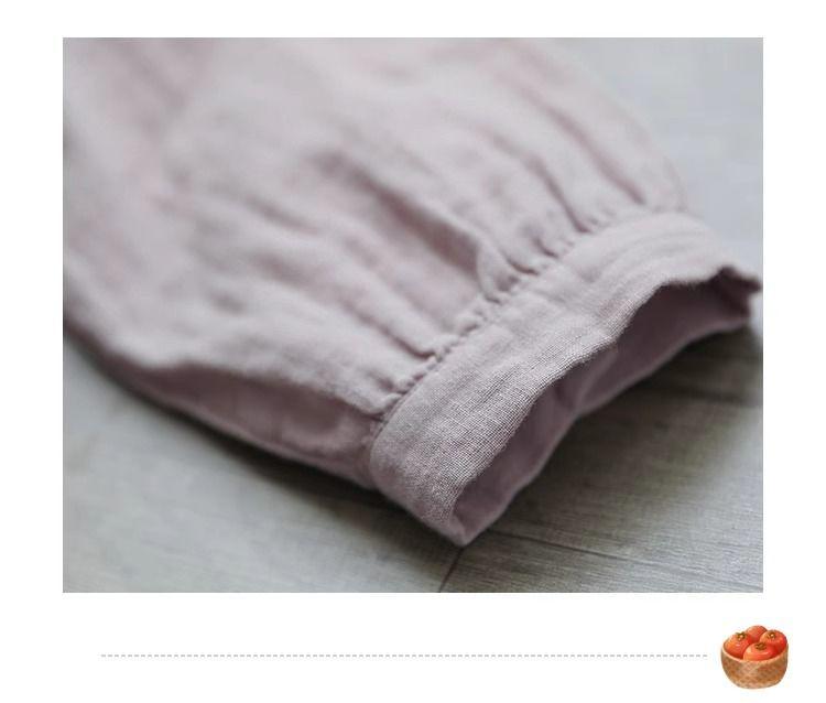 Women's Retro Cotton Linen Slimming Long Sleeve Shirt - Solid Color, Loose Fit for Spring & Autumn.