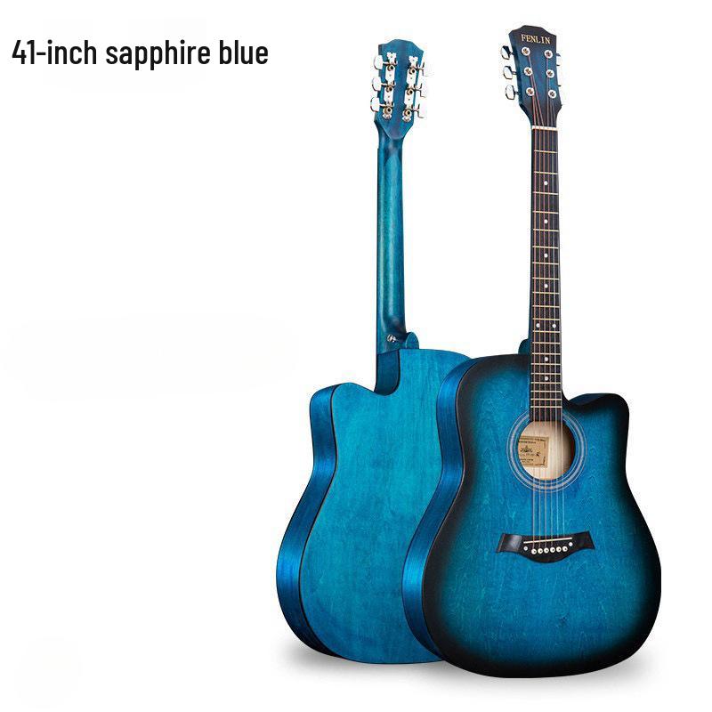 38" & 41" Wooden Beginner Practice Guitars In Stock