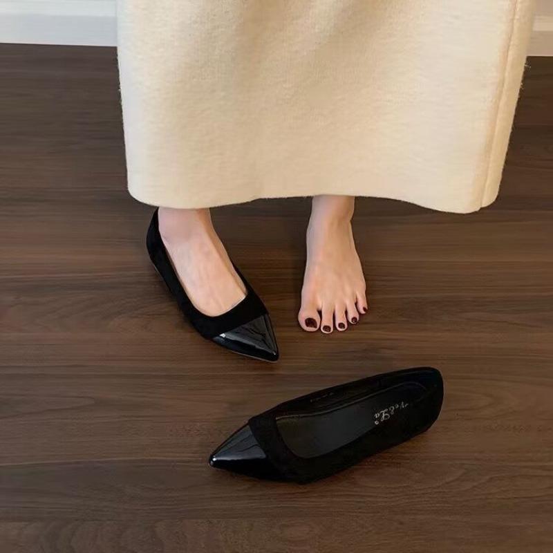 

Fashion New Sryle Women s Flat Shoes Plus Size Beautiful Color Knitted Elastic Comfortable Soft Flat Shoe Spring and Autumn Single Shoes 35 чёрный