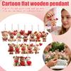 Valentine's Day Wooden Cute Bear Pendant