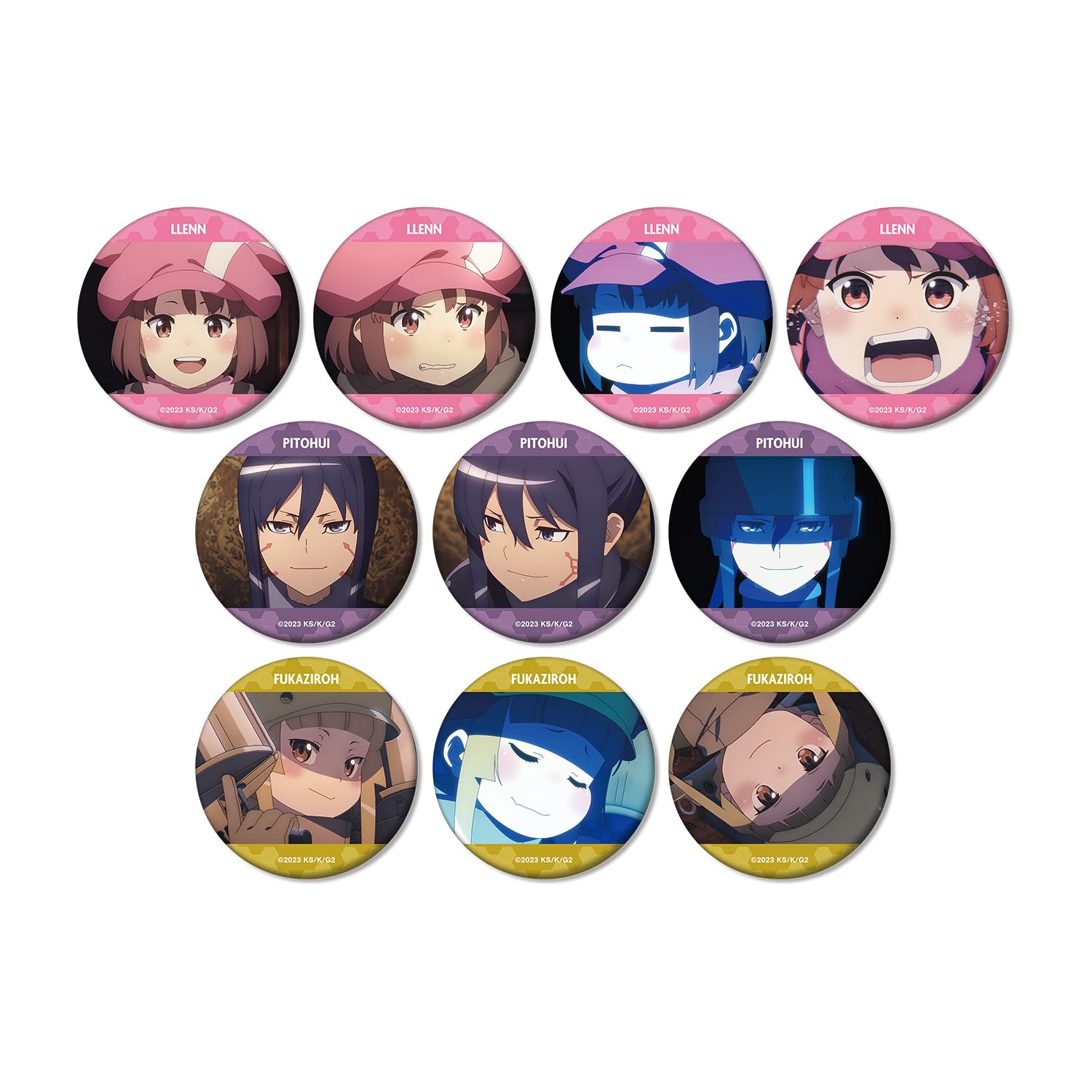 

Sword Art Online Alternative: Gun Gale Online II Trading Scene Matte Can Badges (Box of 10)