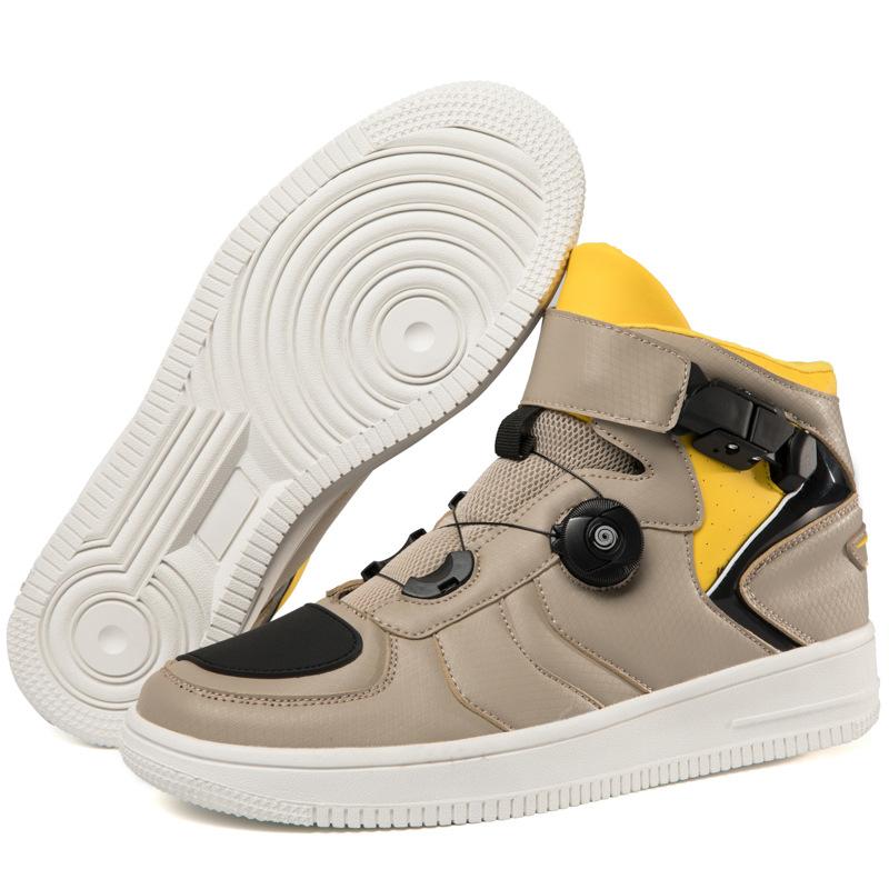 New Motorcycle Shoes, Cycling Shoes for Both Men and Women, All-season Board Shoes for Motorcycle Travel Equipment