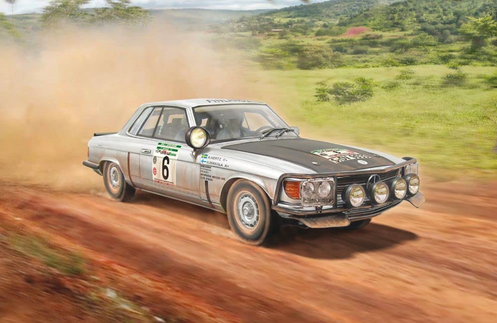 Italeri 1/24 Scale Mercedes 450SLC Rally Bandama (Ivory Coast) 1979 Plastic Model Kit with Japanese Instructions (IT3632)