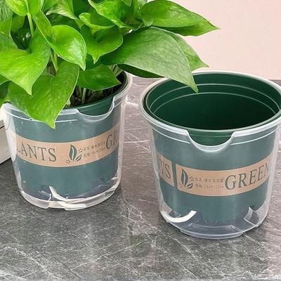 Visible Water Level Plant Flower Pot Lazy Lazy Flower Pot Self Watering Planter Pots  Home Decor