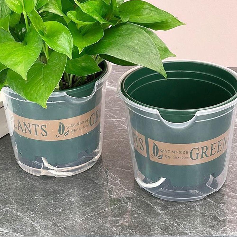 Succulent Self Watering Planter Pots Lazy Lazy Flower Pot Self-watering Potted  Home Decor