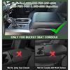 Center Console Cover Compatible With Ford F150 2015-, F250 F350 F450 2017-, Expedition 2018-2024, PU Leather Armrest Box Cover, Truck Interior