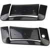 Carbon Fiber Style Exterior Side Door Handles Cover Trim Accessories for Nissan 350Z