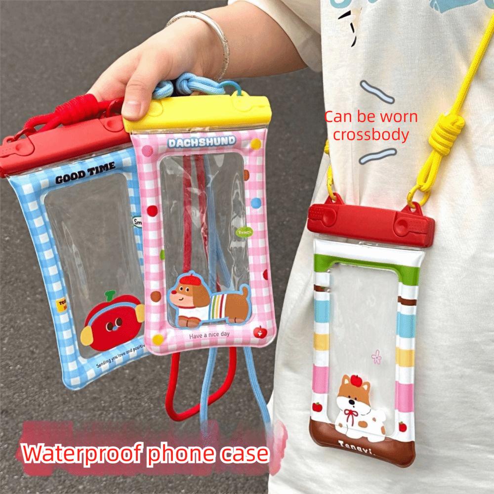 Transparent Hanging on Neck Phone Bag Floating Phone Dry Cover Swimming