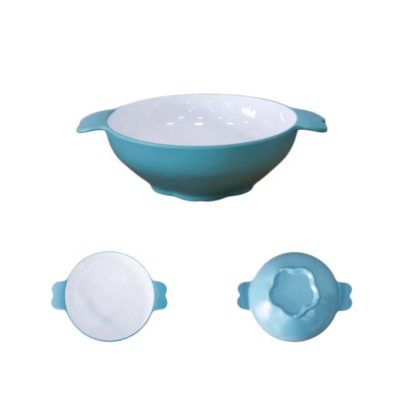

DISHJOY Two-Tone Melamine Double-Handle Serving Bowl 10 inch