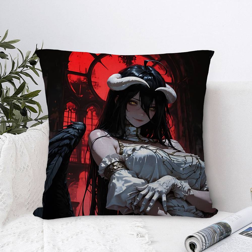 OVERLORD ANIME Pillow Gift Home Office Decoration Bedroom Sofa Car Cushion Cover case x