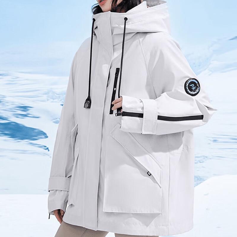 

Женский пуховик Yaya 2-в-1 с отстегивающимися деталями, ветрозащитный S