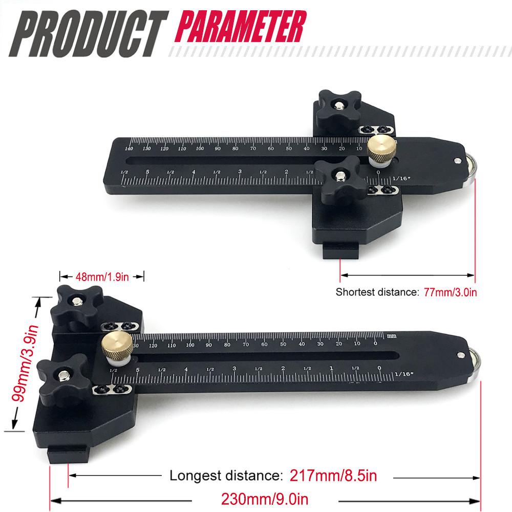 Portable Table Saw Jig 3/8" x 3/4" T Slot Thin Rip Tablesaw Jig Repetitive Narrow Thin Strip Making Woodworking Tools