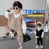 Boys' Trendy Three-Piece Set: Stylish Vest for Spring and Autumn 2026