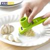 1 pachet Mini râșniță de usturoi Presă de usturoi creativă Piure de usturoi de bucătărie Dispozitive de bucătărie verde pentru piure manual de usturoi