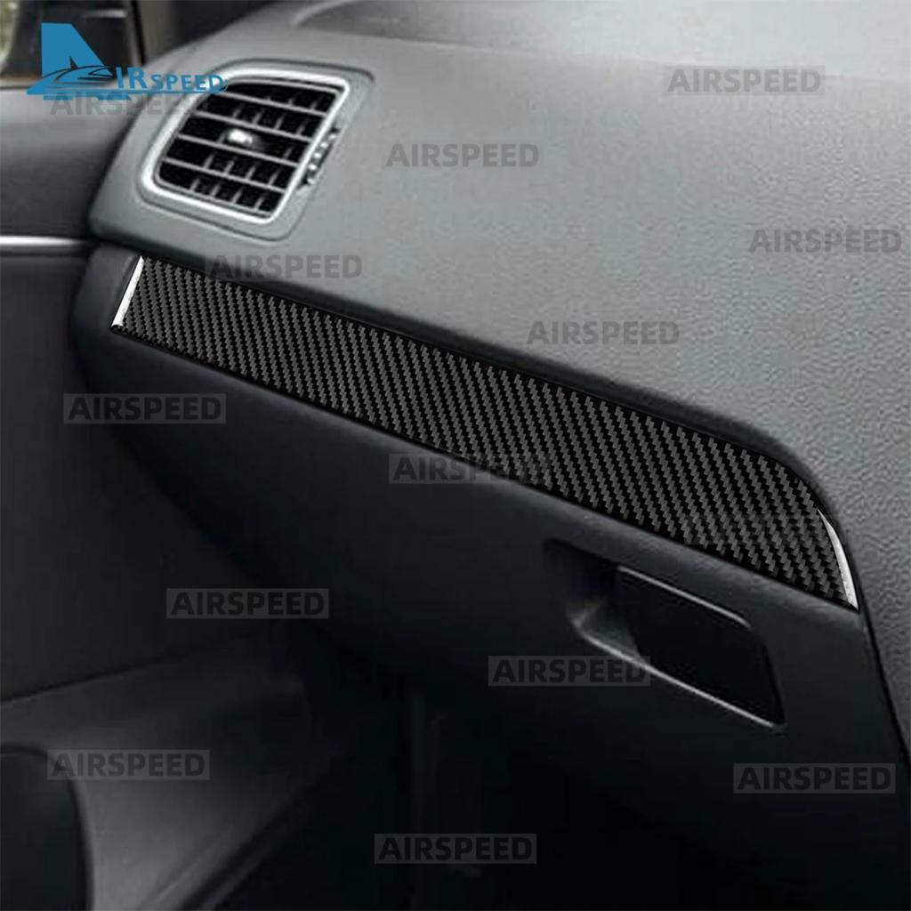 Για Volkswagen Polo 2010 2011-2017 Πάνελ Ταμπλό Πλευράς Συνοδηγού από Ανθρακονήματα Αντιχαρακτικό Διακοσμητικό Εσωτερικού Τροποποίηση Αξεσουάρ Αυτοκινήτου