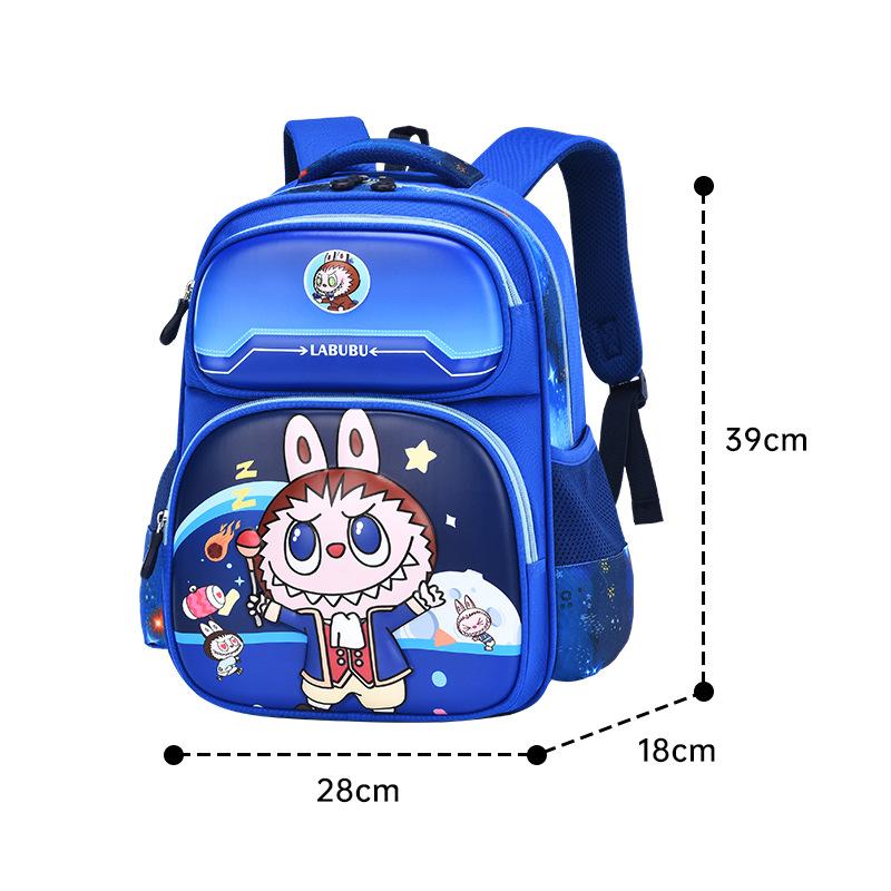 Labubu Children's Backpack New Girl Primary School Student Cartoon Anime Weight Loss Spine Protection Backpack