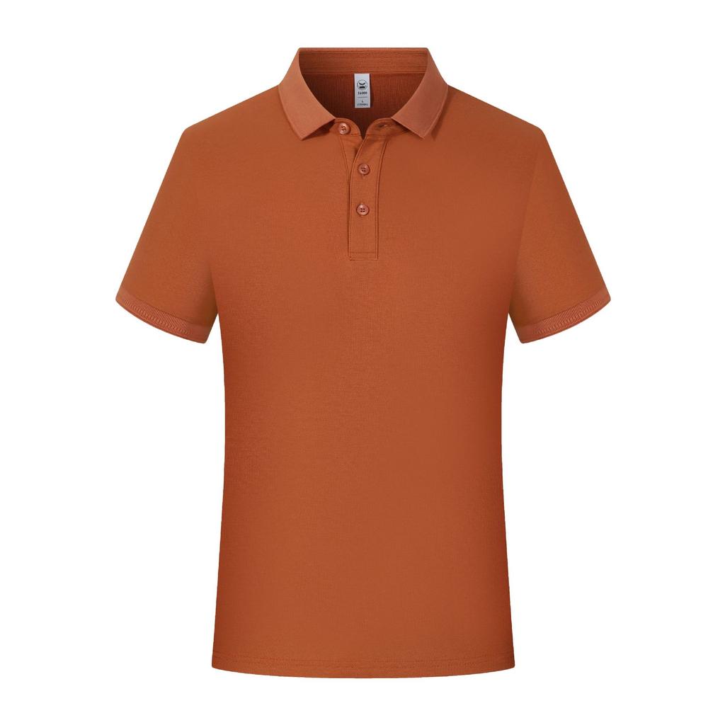 Summer POLO Shirt Men and Women's Same Short-sleeved T-shirt DuPont Solona Cool Second-level Collar Solid Color Lapel Top