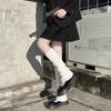 JK 70cm Leg Warmer Y2K Punk Gothic Knitted Foot Cover Crochet Socks Boot Cuffs 1Pair High Quality Foot Warmers JK Bubble Socks