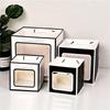 Portable Gift Bag Cookie Box with Window Shopping Bag Scarf Gift Box Birthday Gift Bags Packaging Bag Cake Boxes Wedding Decor