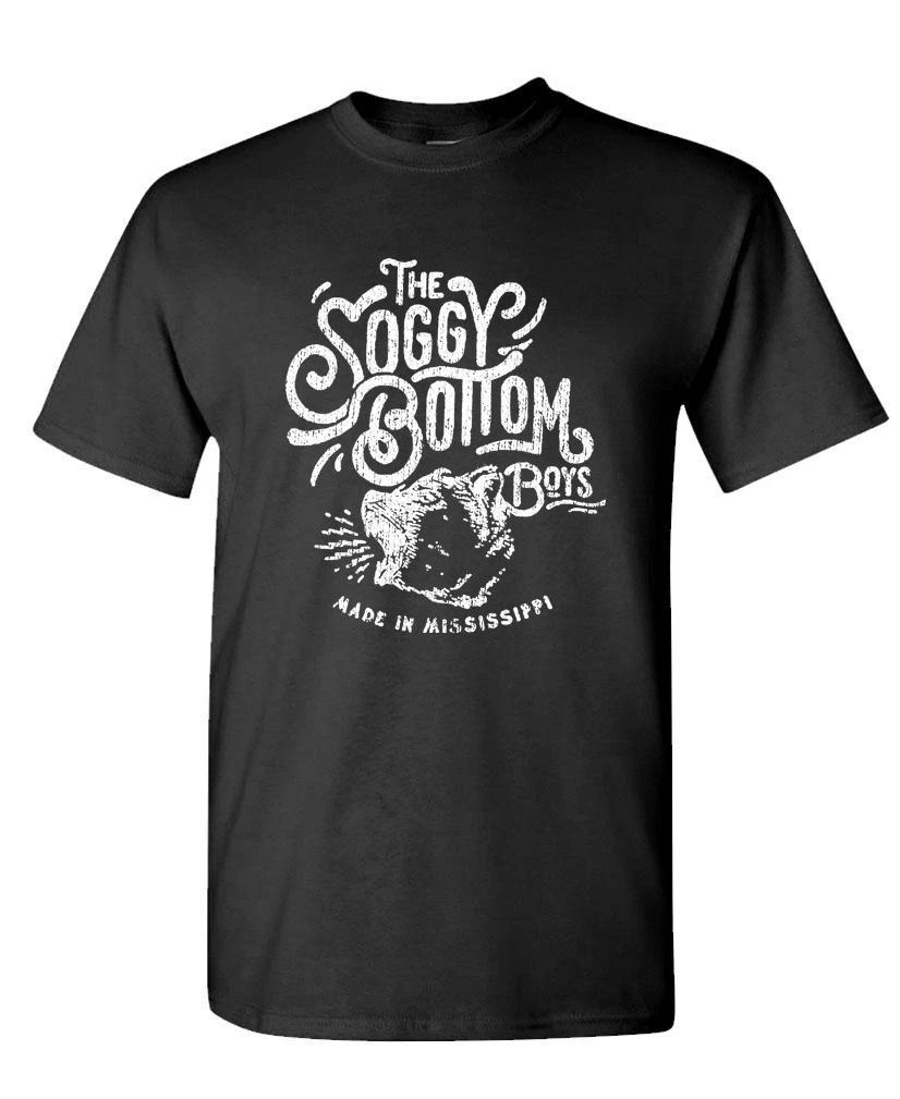 THE SOGGY BOTTOM Boys - Unisex Cotton T-Shirt Tee Shirt S