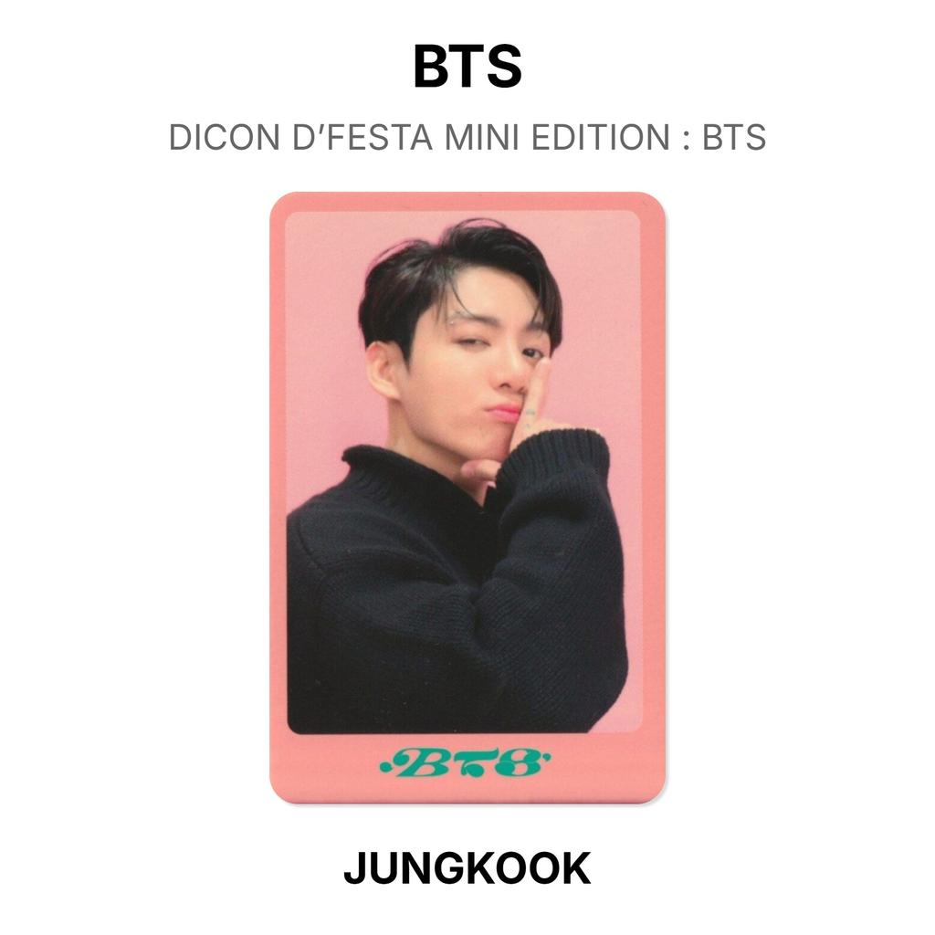 BTS DICON D’FESTA MINI EDITION : BTS Official Photocard