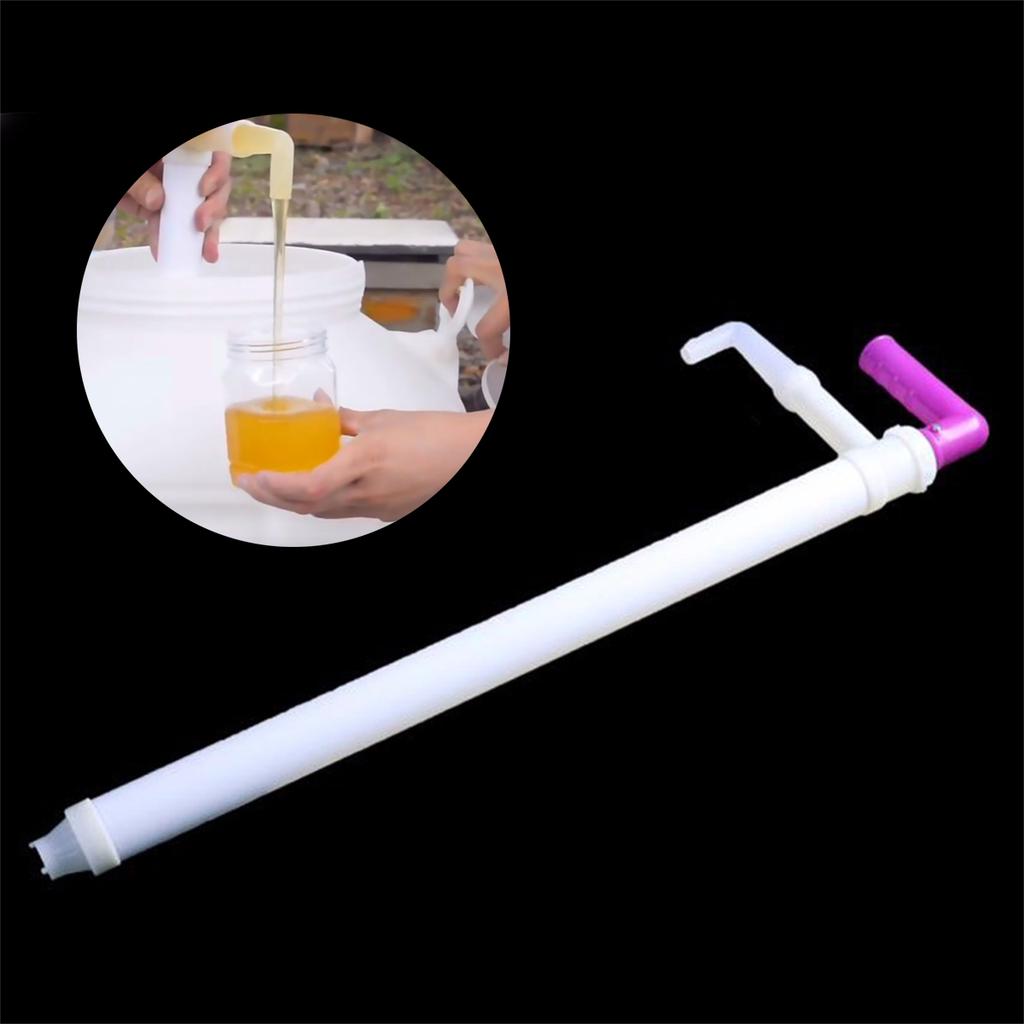 1 Set Honigschleuder Länge 56cm Kunststoff Honigöl Saftschleuder Kleine Abfüllmaschine Abfüllmaschine Professionelle Imkereigeräte
