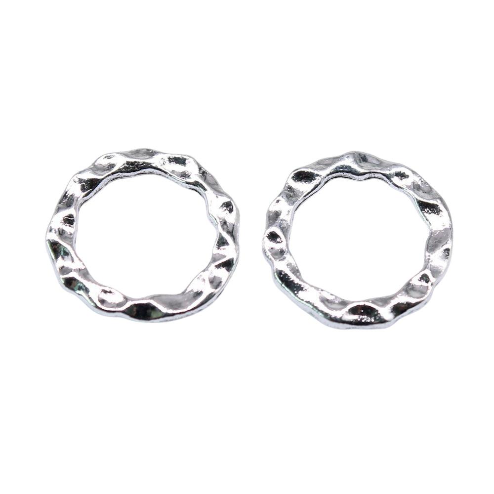 

10шт Круглые Подвески Ювелирные Компоненты Аксессуары Античное Серебро Цвет Цинковый Сплав 17X17mm